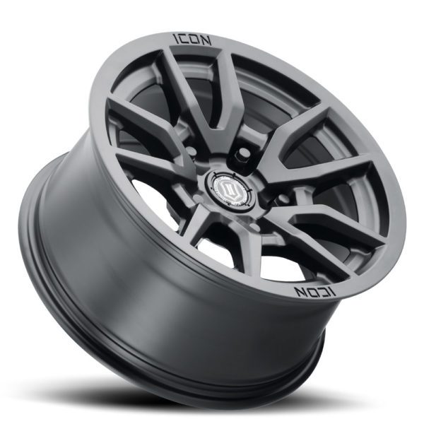 JK/JL/JT (17×8.50) 5 x VECTOR5 SATIN BLACK 5×5 -6 OFFSET
