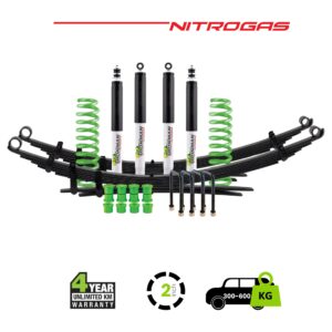 LC200 2 Inch Nitrogas Kit – 100-400 Rear Medium with Accessories