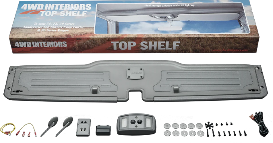 4WD INTERIORS TOP SHELF