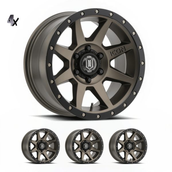 RAM 1500 (17×8.50) 4x REBOUND BRONZE 6×5.5″ (0 OFFSET)