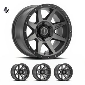 F-150 (17×8.5) 4x RECON SLX SATIN BLACK 6×135 +6 OFFSET