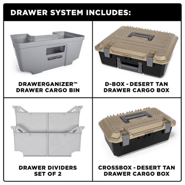 Sierra/Silverado 1500 2019+ 6′ 6″ DECKED DRAWER SYSTEM Legacy