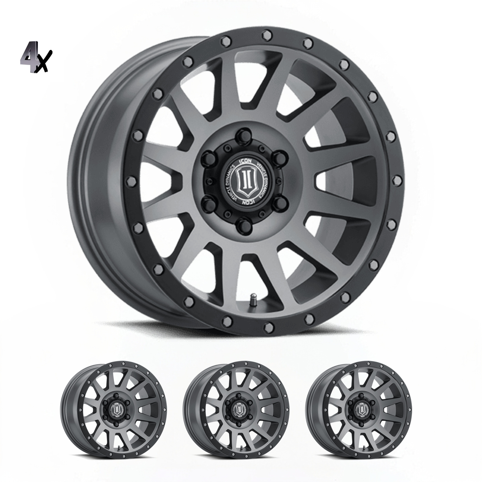 F-150/RAPTOR/EXPEDITION (17×8.50) 4 x COMPRESSION TITANIUM 6×135