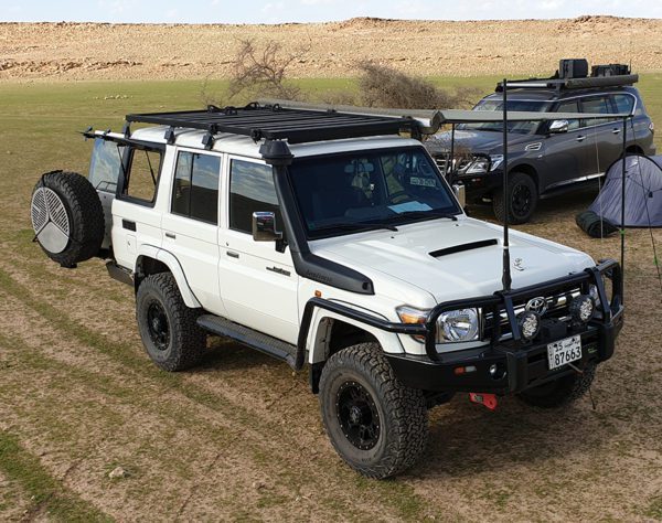 LC76 (2368mm) SLIMLINE II ROOF RACK KIT – KRTL015L