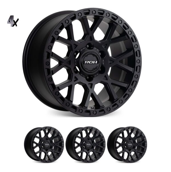 Prado 250 (17X9) 4x CRAWLER WHEELS (6/139) +25 OFFSET with fenders