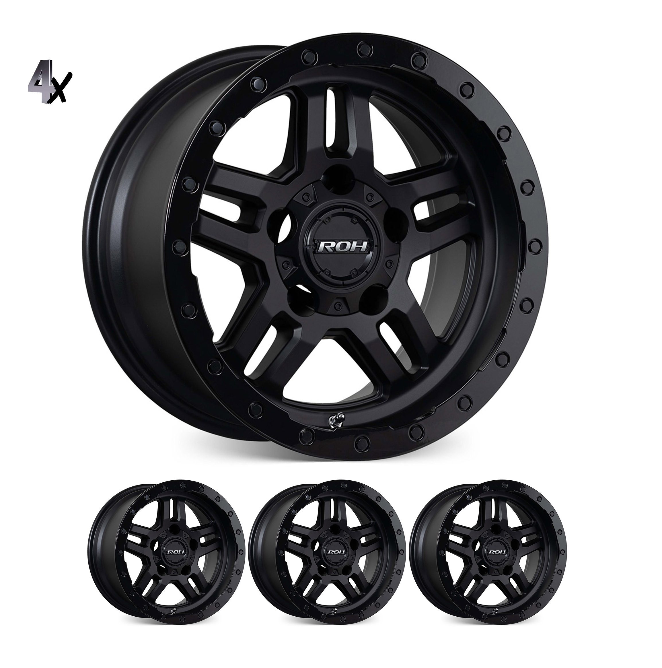 SILVERADO / SIERRA 1500 (17X9) 4x Hammer wheels (6/139)