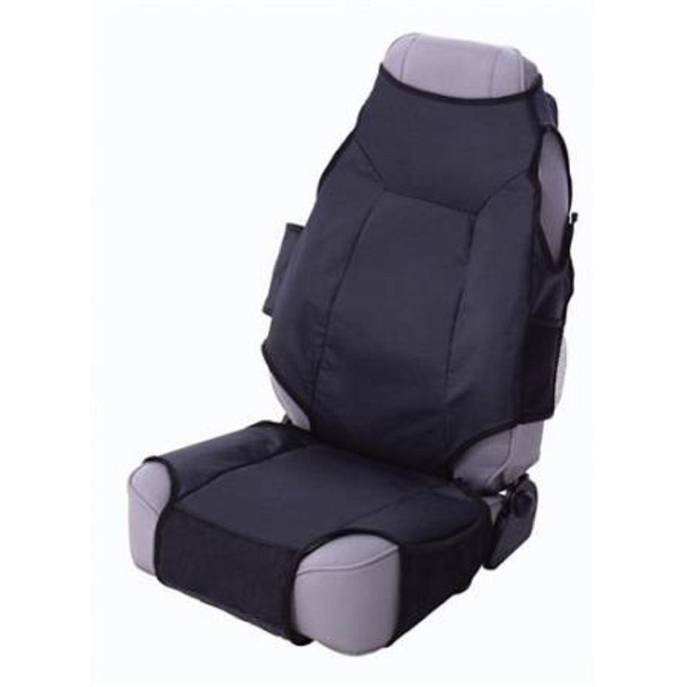 Jeep Wrangler JK 2 & 4 Dr Katch-All Seat Ware Vest Cover (Black)