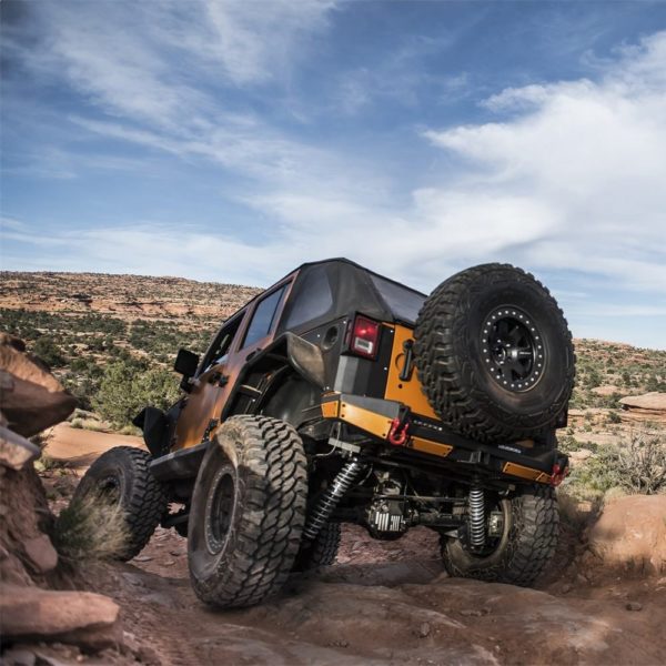 Jeep Wrangler JK 2 & 4 Dr XRC Flux Rear Fender Flare Set (Paintable)