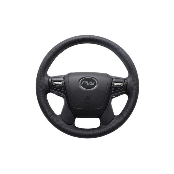 LC71/LC76/LC78/LC79 Black Rugged Edition Perforated Leather Steering Wheel