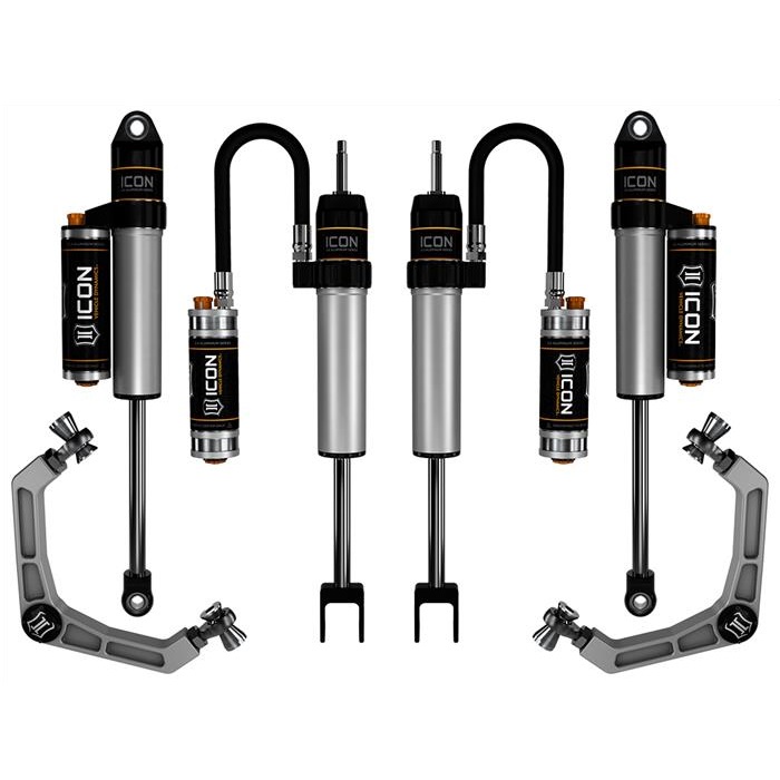 ICON 2020-UP GM 2500/3500 HD, 0-2″ LIFT, STAGE 3 SUSPENSION SYSTEM, BILLET UCA