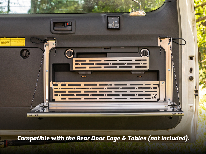 Prado150/GX460 Rear Door Caddy [Natural Stainless]