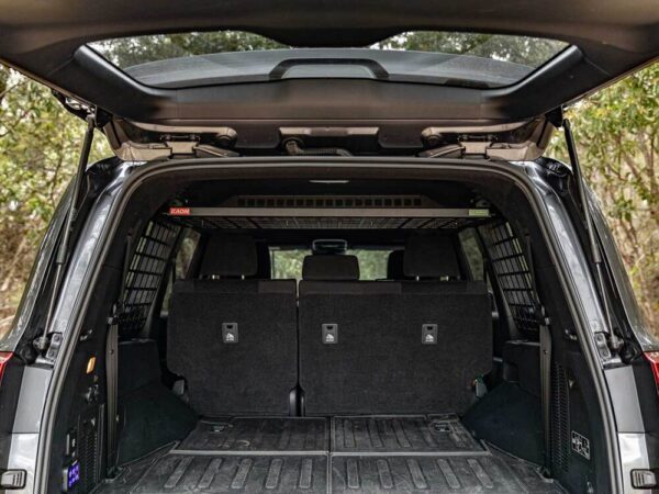 Standalone Rear Roof Shelf to suit Toyota LandCruiser LC300 [Large Side Molle Panels]