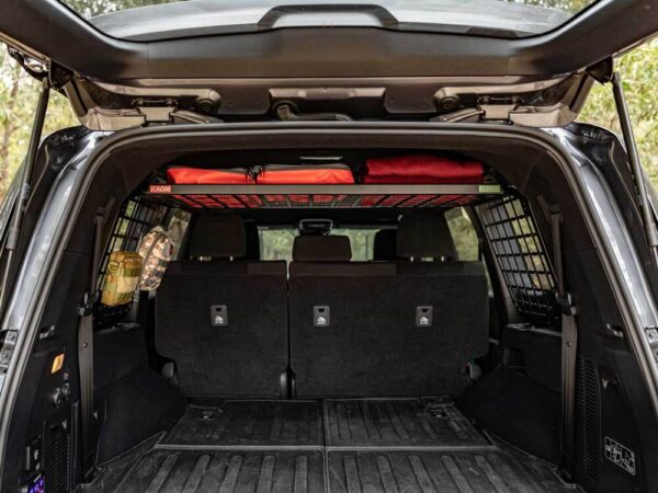 Standalone Rear Roof Shelf to suit Toyota LandCruiser LC300 [Large Side Molle Panels]