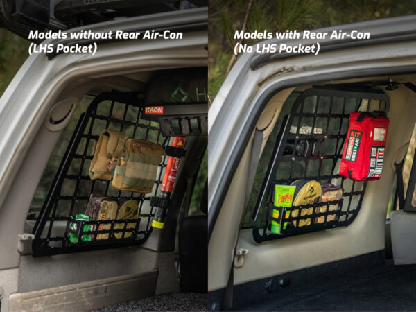 Side Molle Panels to suit Nissan Patrol Y61 GU [With Rear Air-Con]