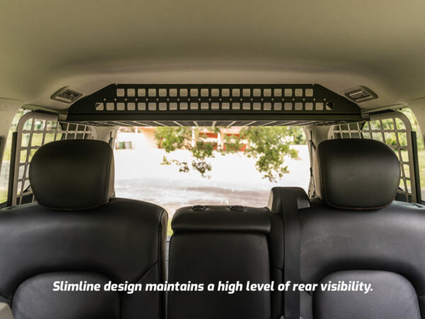 Standalone Rear Roof Shelf to suit Nissan Patrol Y62 [Large Side Molle Panels]