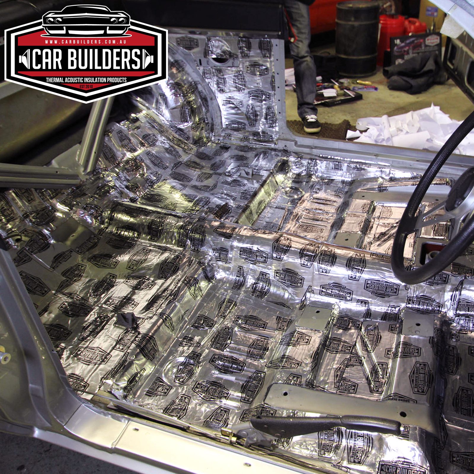 MUSCLE CAR PREMIUM ROOF, FLOOR, DOORS & BOOT INSULATION PREMIUM PACK – 4