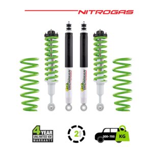 Prado 150  2 Inch Nitrogas Kit – 300-700 Rear Heavy
