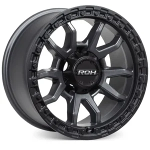 LC71/LC76/LC78/LC79 (17X9) RAID MATT GRAPHITE 5x ALLOY WHEELS (5/150) -12 / -59