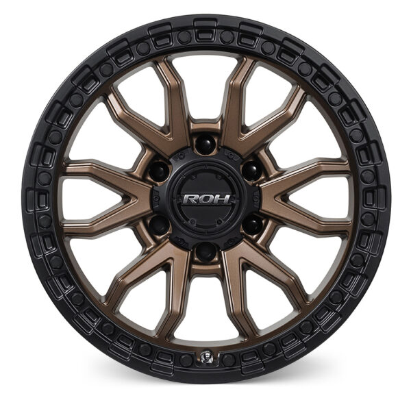Prado 250 (17X9) RAID MATT BLACK BRONZE 4x ALLOY WHEELS (6/139) +35