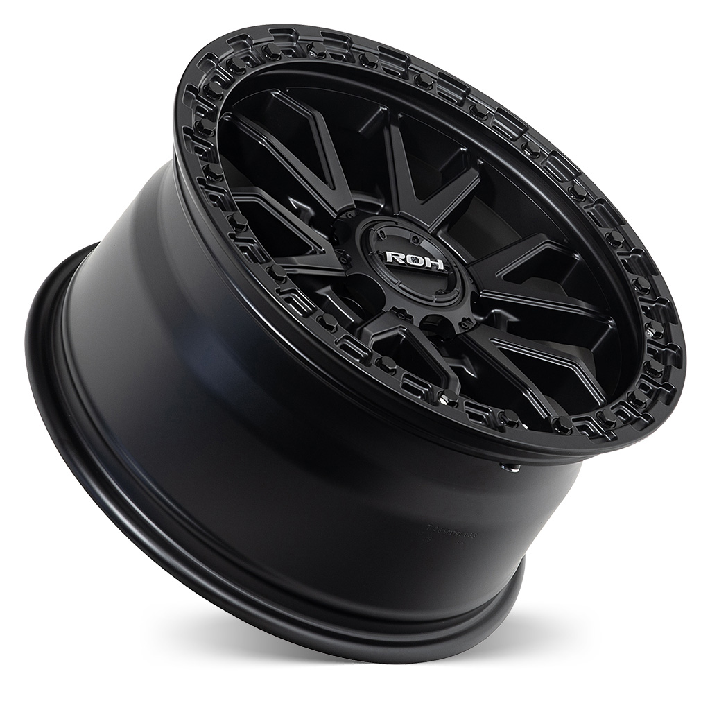 Prado 250 (17X9) RAID MATT BLACK GRAPHITE 4x ALLOY WHEELS (6/139) +35