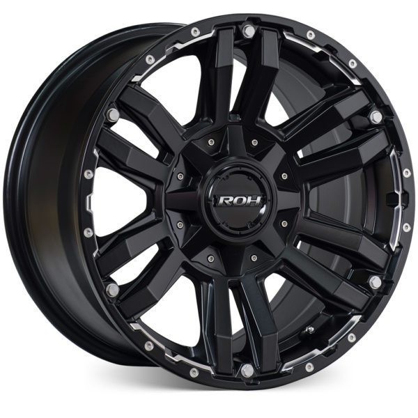Y61/ Y60 (17X9) 5x MATT BLACK VAPOUR WHEEL (6/139.7) -13 OFFSET