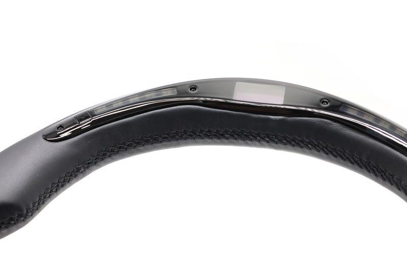 LC71/LC76/LC78/LC79/LC200 Rari OBD Flat Bottom Black Leather Steering Wheel