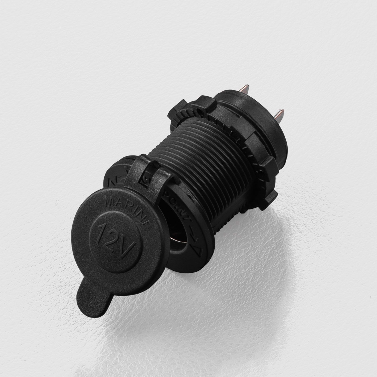 12v CIGARETTE LIGHTER SOCKET – FLUSH MOUNT