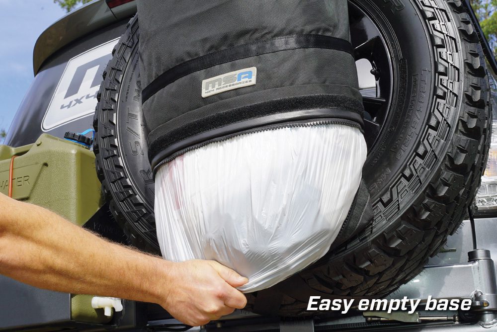 REAR WHEEL RUBBISH BIN