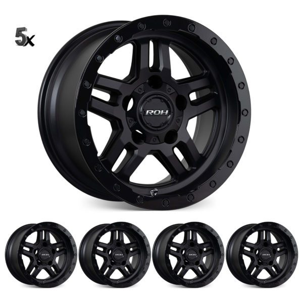 LC200 (17X9) 5x MATT HAMMER WHEELS (5/150) +35 OFFSET