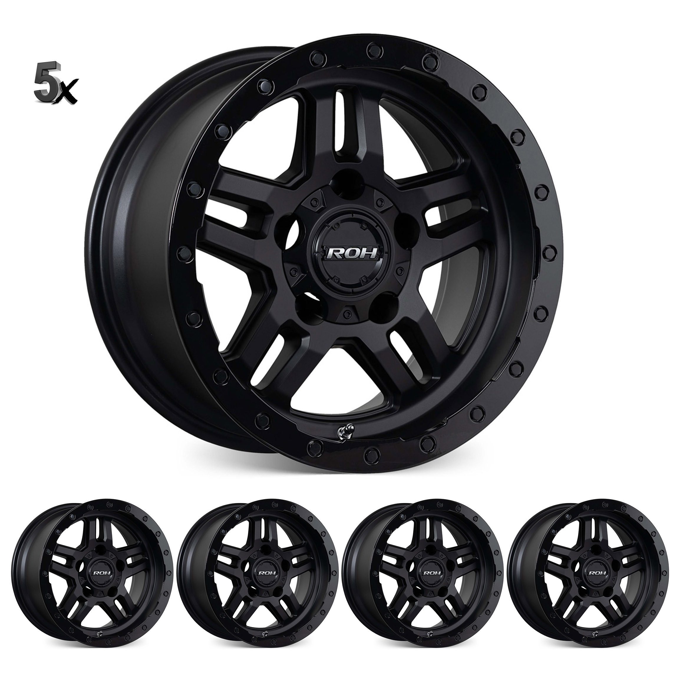 LC300 (17X9) 5x Hammer wheels (6/139) +25 Offset