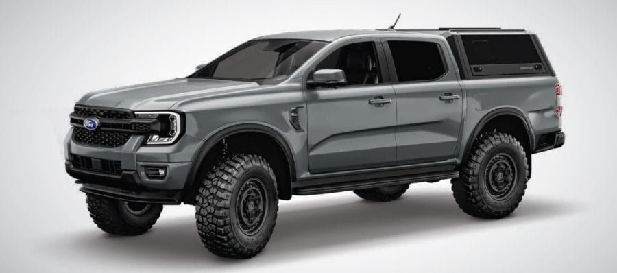 Ford Ranger 2022+ Double Cab HARD TOP RSI EVO SPORT – Matt Black