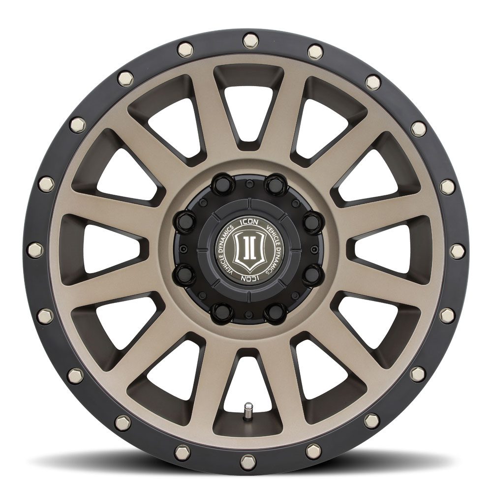 SILVERADO/SUBURBAN/SIERRA 2500HD (18×9) 4 x COMPRESSION BRONZE 8×180 +12 OFFSET