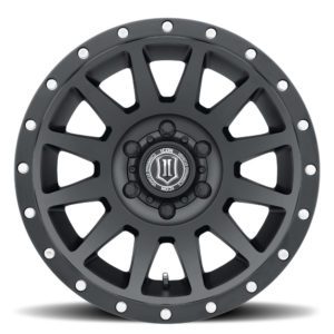 RAM 1500 (17×8.50) 4x COMPRESSION SATIN BLACK 6×5.5″ (0 OFFSET)