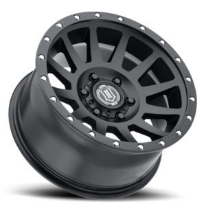 RAM 1500 (17×8.50) 4x COMPRESSION SATIN BLACK 6×5.5″ (0 OFFSET)
