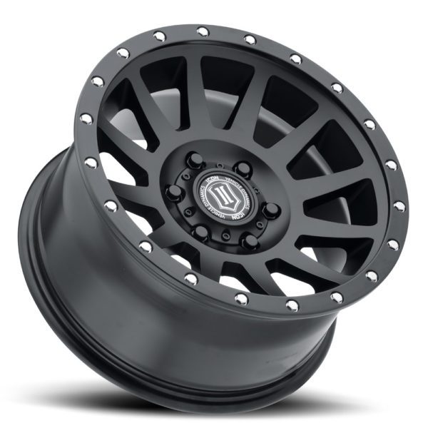 RAM 1500 (17×8.50) 4x COMPRESSION SATIN BLACK 6×5.5″ (0 OFFSET)