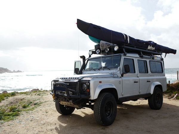 DEFENDER 110 (1983-2016) SLIMLINE II ROOF RACK KIT – KRLD003L