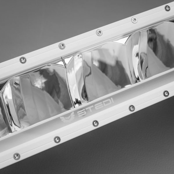 CURVED 31 INCH MARINE WHITE BOAT  ST2K 12 LED LIGHT BAR