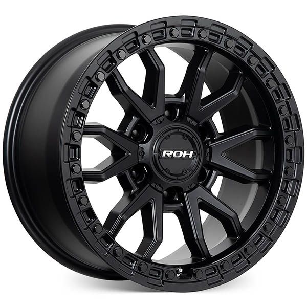 RANGER (17X9) RAID MATT BLACK 4x ALLOY WHEELS (6/139) +35