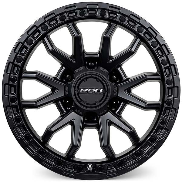 RANGER (17X9) RAID MATT BLACK 4x ALLOY WHEELS (6/139) +35