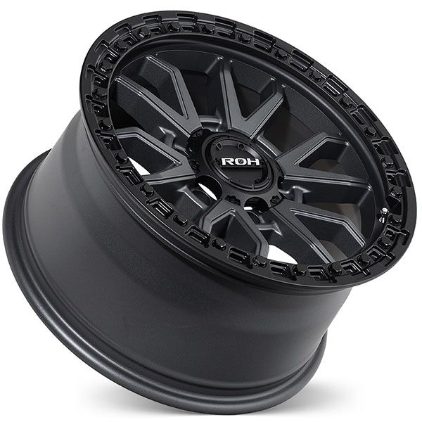EVEREST (17X9) RAID MATT BLACK GRAPHITE 4x ALLOY WHEELS (6/139) +35