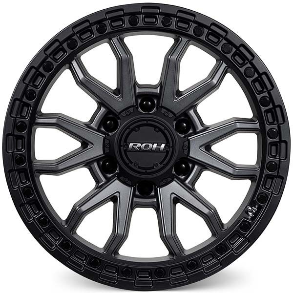 EVEREST (17X9) RAID MATT BLACK GRAPHITE 4x ALLOY WHEELS (6/139) +35